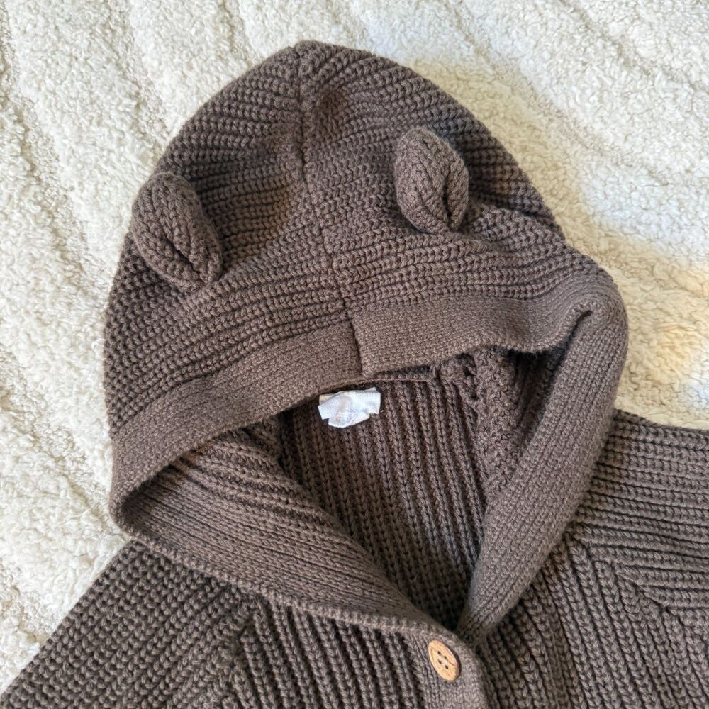 Jamie Kay Bear Knit Onepiece Size 6-12 Months - Picture 2 of 6